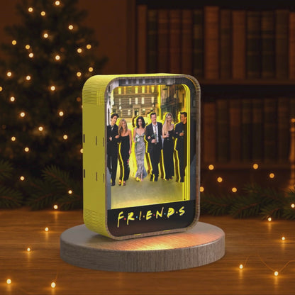 Friends - 3D DIY Wooden Puzzle Night Lamp