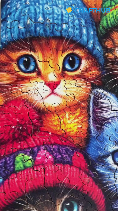 Cozy Kittens - Jigsaw Puzzle