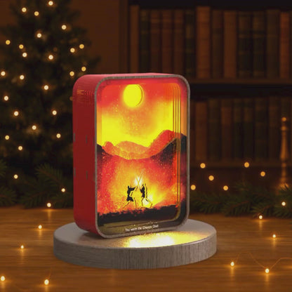 Mustafar Battle - 3D DIY Wooden Puzzle Night Lamp