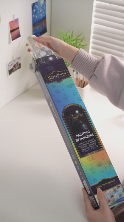Boats To Hogwarts - Paint By Numbers Kit
