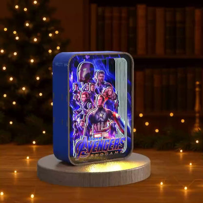 Avengers: End game - 3D DIY Wooden Puzzle Night Lamp