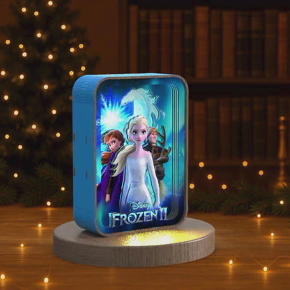Ice Spirit - 3D DIY Wooden Puzzle Night Lamp