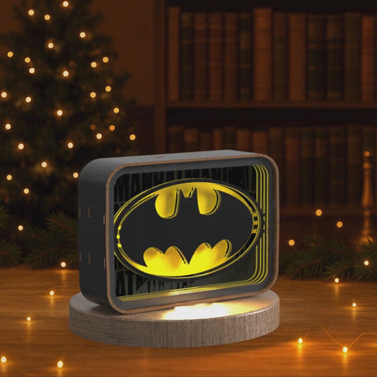 Batman Logo - 3D DIY Wooden Puzzle Night Lamp