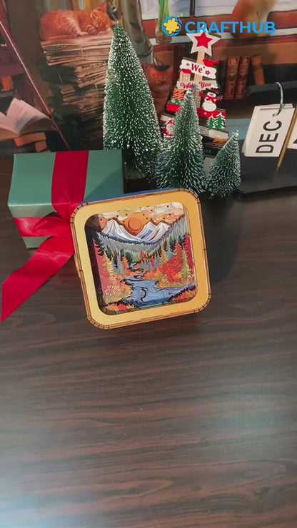 Vibrant Forest - 3D Puzzle Night Lamp