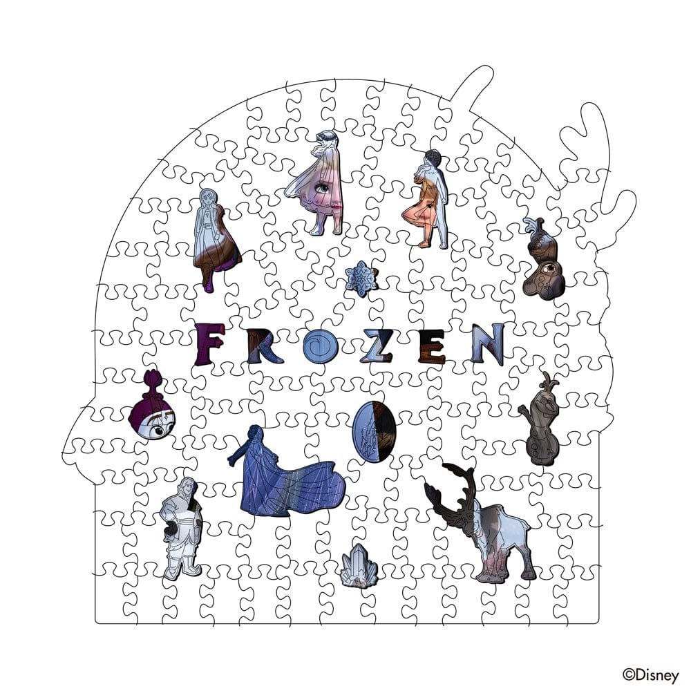 Wooden Jigsaw Puzzles Frozen Together – Wooden Jigsaw Puzzle