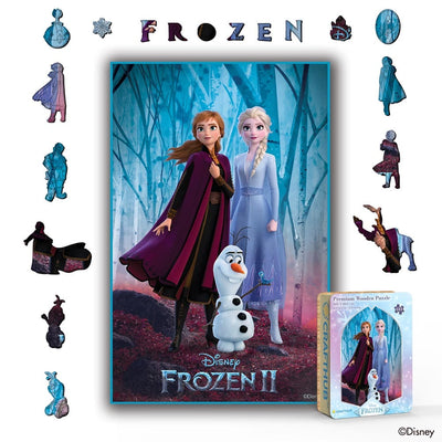 Wooden Jigsaw Puzzles A4 + Wooden Gift Box Magic Forest – Wooden Jigsaw Puzzle