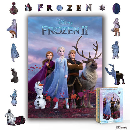 Wooden Jigsaw Puzzles A4 + Wooden Gift Box Frozen Tales – Wooden Jigsaw Puzzle