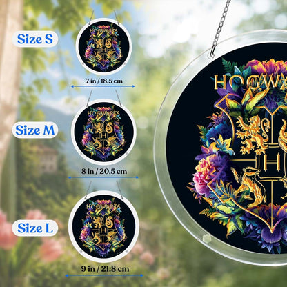 Acrylic Jigsaw Puzzle Acrylic Jigsaw Puzzle Suncatcher - Hogwarts Crest