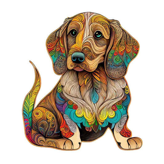 Animal Jigsaw Puzzle > Wooden Jigsaw Puzzle > Jigsaw Puzzle A5 Dachshund - Jigsaw Puzzle