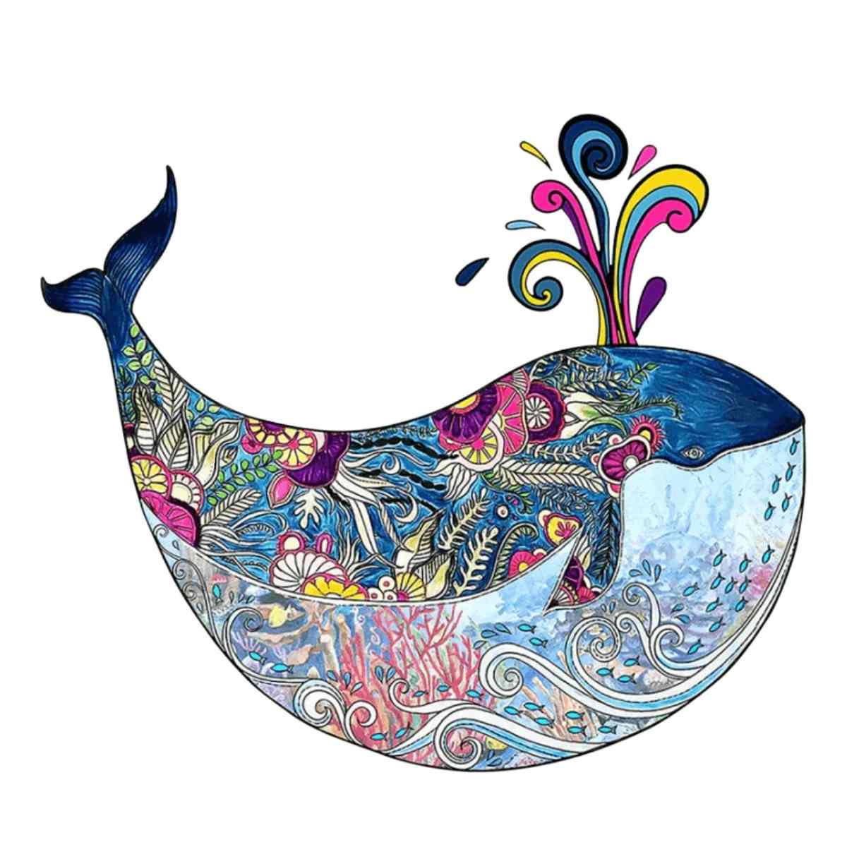 A5 Happy Whale - Jigsaw Puzzle