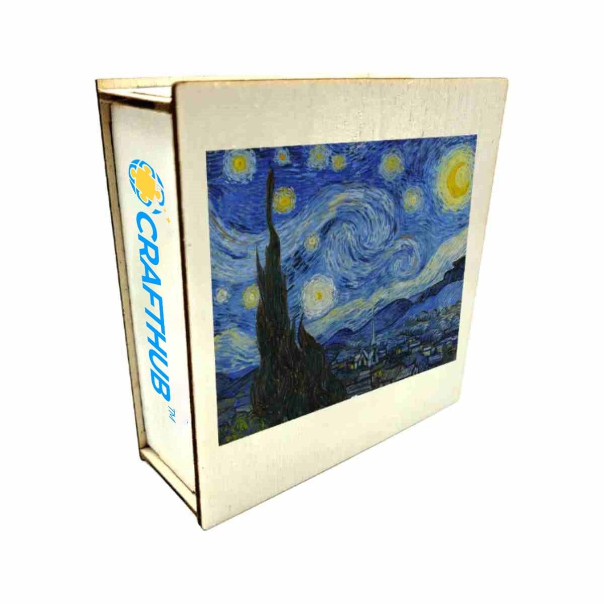 A3/Hard+Wooden Box The Starry Night - Jigsaw Puzzle