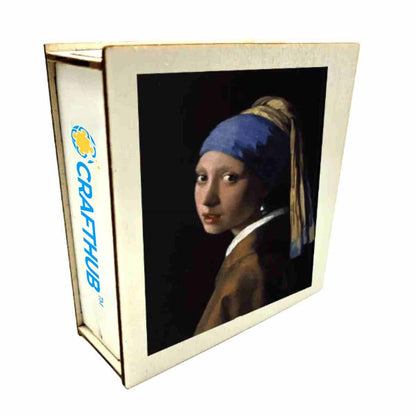 A3/Hard+Wooden Box Girl with a Pearl Earring - Jigsaw Puzzle