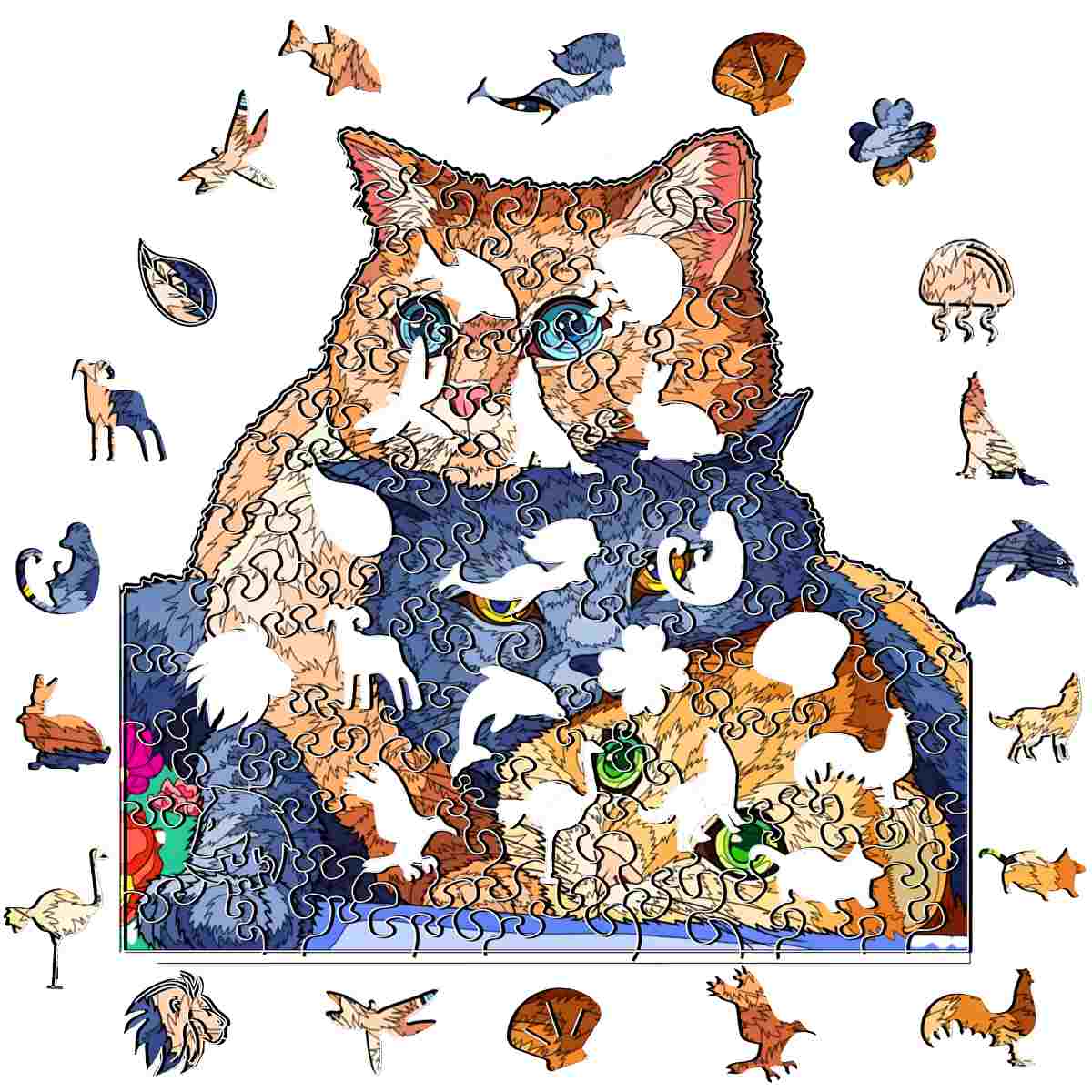 Tri-Cats - Jigsaw Puzzle