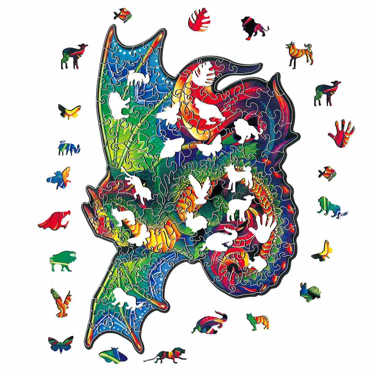 Blue Dragon - Jigsaw Puzzle