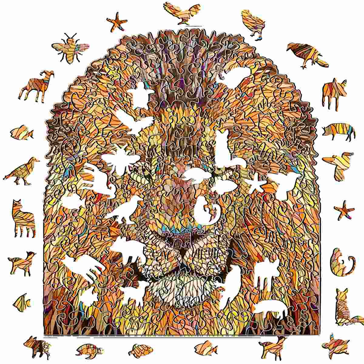 Puzzle Lion Grafika-F-31919 204 pieces Jigsaw Puzzles - Wild Animals - Jigsaw  Puzzle