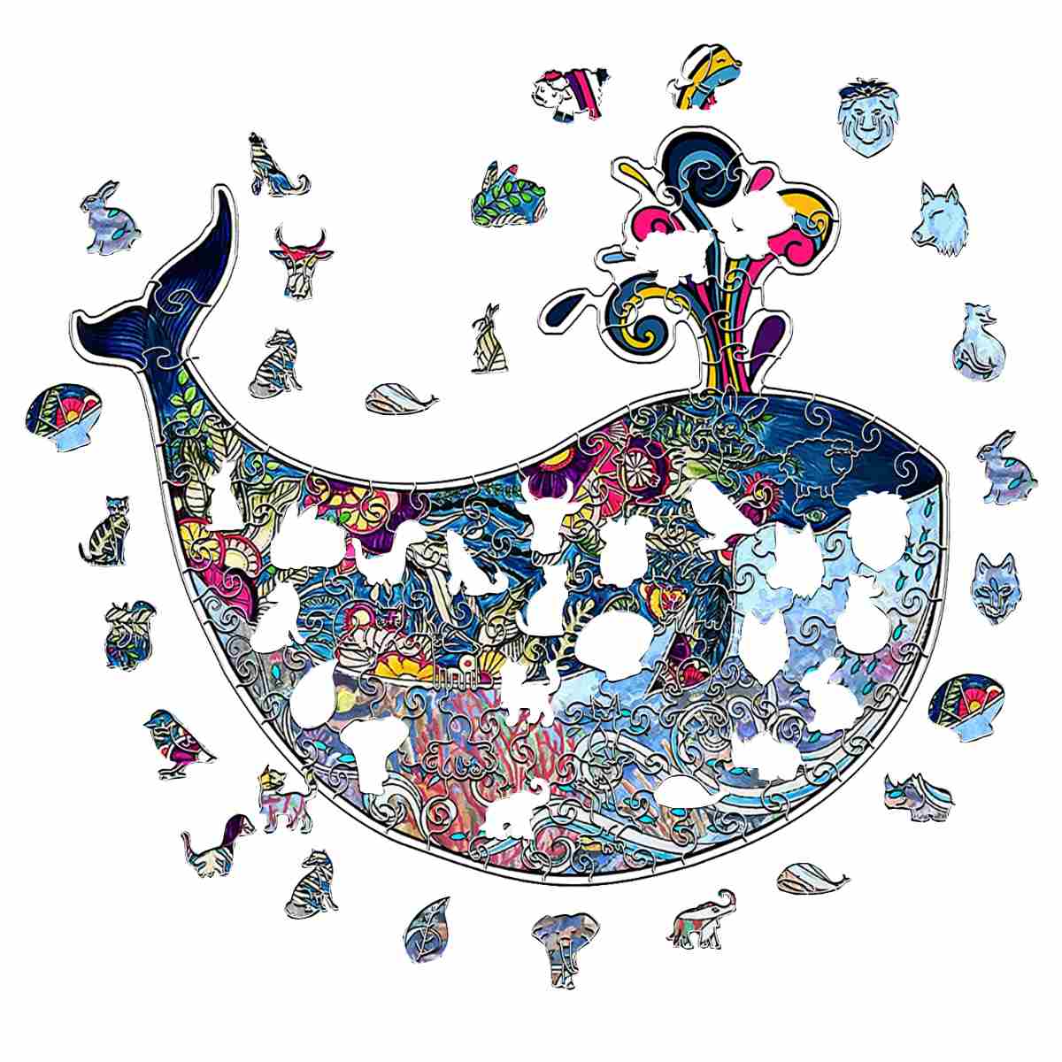 Happy Whale - Jigsaw Puzzle